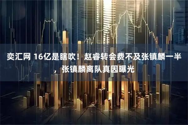 奕汇网 16亿是瞎吹!赵睿转会费不及张镇麟一半,张镇麟离队真因曝光